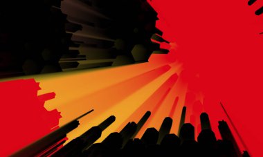 illustration of colorful decorative texture painting. Vibrant paint pattern backdrop