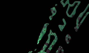 illustration of colorful decorative texture painting. Vibrant paint pattern backdrop