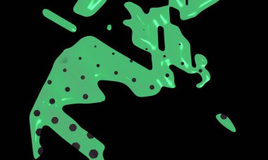 illustration of colorful decorative texture painting. Vibrant paint pattern backdrop