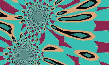 illustration of colorful decorative texture painting. Vibrant paint pattern backdrop