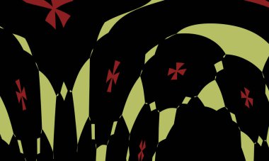 illustration of colorful decorative texture painting. Vibrant paint pattern backdrop