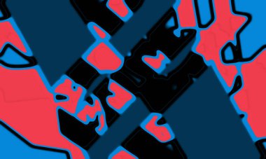 illustration of colorful decorative texture painting. Vibrant paint pattern backdrop