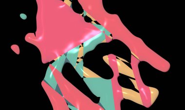 Soyut parlak renkli arkaplan. İşiniz için güzel bir illüstrasyon