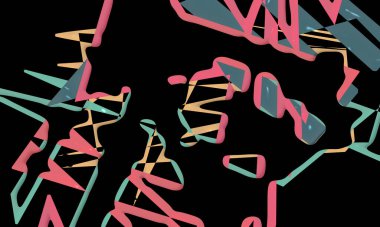 Soyut parlak renkli arkaplan. İşiniz için güzel bir illüstrasyon