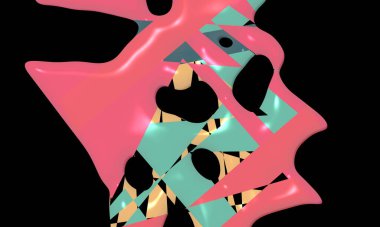 Soyut parlak renkli arkaplan. İşiniz için güzel bir illüstrasyon