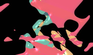 Soyut parlak renkli arkaplan. İşiniz için güzel bir illüstrasyon