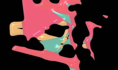 Soyut parlak renkli arkaplan. İşiniz için güzel bir illüstrasyon