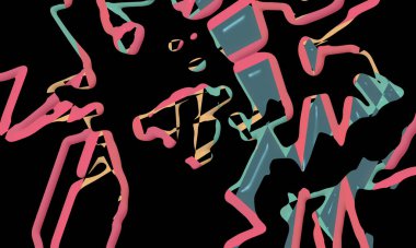 Soyut parlak renkli arkaplan. İşiniz için güzel bir illüstrasyon