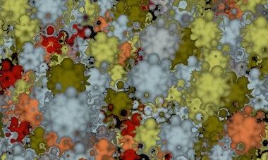 Renklerin, dokuların ve ilginç desenlerin mükemmel bir karışımı ile arkaplan