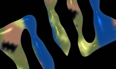 Renklerin, dokuların ve ilginç desenlerin mükemmel bir karışımı ile arkaplan