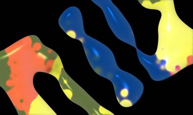 Renklerin, dokuların ve ilginç desenlerin mükemmel bir karışımı ile arkaplan