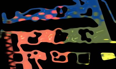 Renklerin, dokuların ve ilginç desenlerin mükemmel bir karışımı ile arkaplan