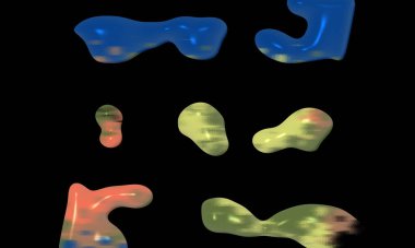 Renklerin, dokuların ve ilginç desenlerin mükemmel bir karışımı ile arkaplan