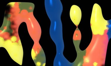 Renklerin, dokuların ve ilginç desenlerin mükemmel bir karışımı ile arkaplan