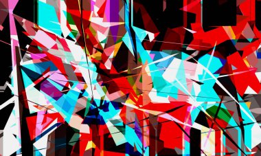 Color background design. Abstract background with shapes. Cool background design for posters.