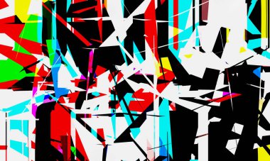 Color background design. Abstract background with shapes. Cool background design for posters.