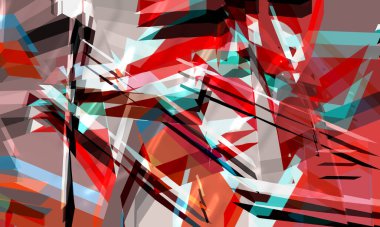 Color background design. Abstract background with shapes. Cool background design for posters.