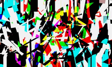 Color background design. Abstract background with shapes. Cool background design for posters.