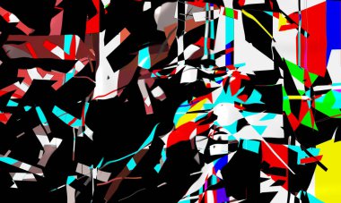 Color background design. Abstract background with shapes. Cool background design for posters.