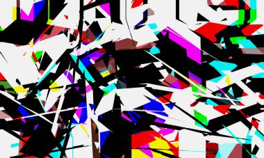 Color background design. Abstract background with shapes. Cool background design for posters.