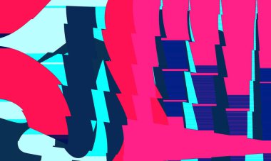 Color background design. Abstract background with shapes. Cool background design for posters.