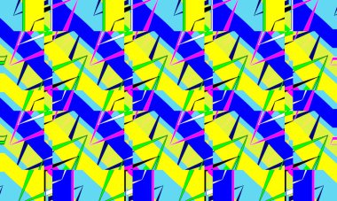 Tasarım için renkli soyut psikedelik sanat dokusu arkaplanı.