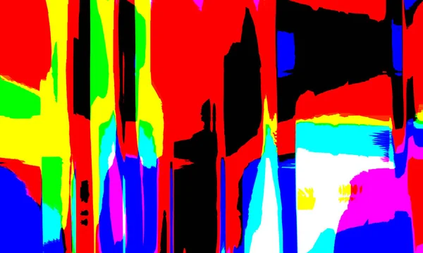 Цветовой Дизайн Фона Абстрактный Фон Фигурами Классный Фоновый Дизайн Плакатов — стоковое фото