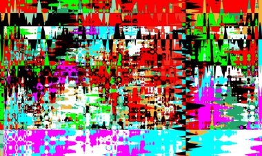 Tasarım için renkli soyut psikedelik sanat dokusu arkaplanı.