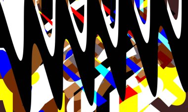 Tasarım için renkli soyut psikedelik sanat dokusu arkaplanı.