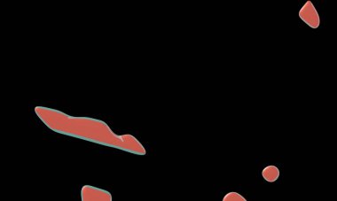 Tasarım için renkli soyut psikedelik sanat dokusu arkaplanı.