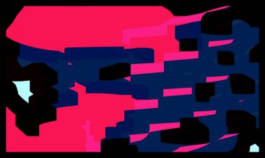 Tasarım için renkli soyut psikedelik sanat dokusu arkaplanı.