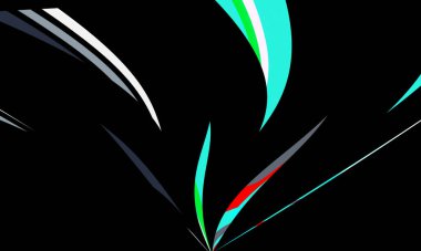 Tasarım için renkli soyut psikedelik sanat dokusu arkaplanı.