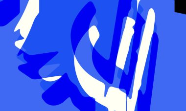 Tasarım için renkli soyut psikedelik sanat dokusu arkaplanı.