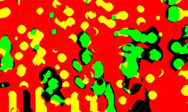 Tasarım için renkli soyut psikedelik sanat dokusu arkaplanı.