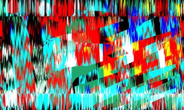 Tasarım için renkli soyut psikedelik sanat dokusu arkaplanı.