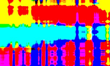 Tasarım için renkli soyut psikedelik sanat dokusu arkaplanı.