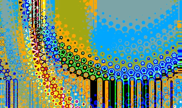 Bright Artistic Splashes Abstract Color Texture Modern Futuristic Pattern Dynamic — Stock Photo, Image