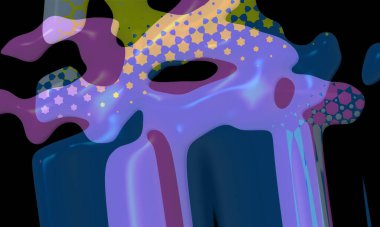 Light effects. Neon glow. Festive decoration. Colorful abstract background