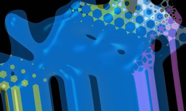 Light effects. Neon glow. Festive decoration. Colorful abstract background