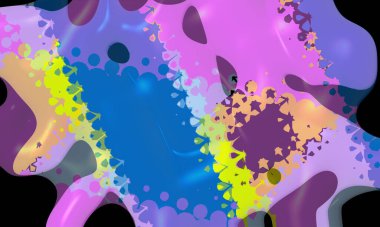 Light effects. Neon glow. Festive decoration. Colorful abstract background