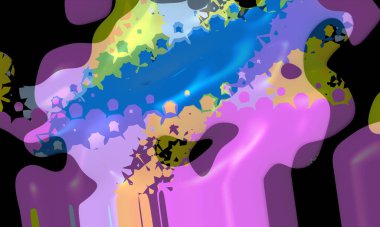 Light effects. Neon glow. Festive decoration. Colorful abstract background