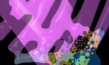 Light effects. Neon glow. Festive decoration. Colorful abstract background