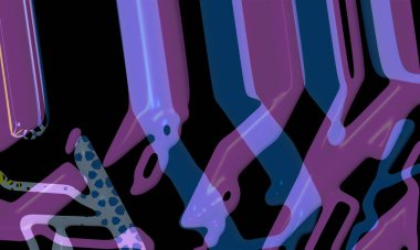 Light effects. Neon glow. Festive decoration. Colorful abstract background