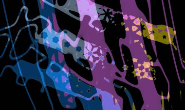 Light effects. Neon glow. Festive decoration. Colorful abstract background