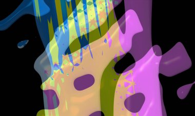 Light effects. Neon glow. Festive decoration. Colorful abstract background