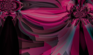 illustration of colorful decorative texture painting. Vibrant paint pattern backdrop