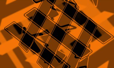 illustration of colorful decorative texture painting. Vibrant paint pattern backdrop