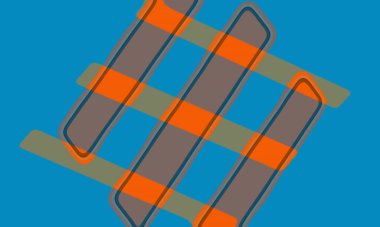 illustration of colorful decorative texture painting. Vibrant paint pattern backdrop