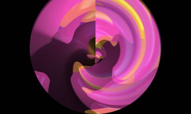 illustration of colorful decorative texture painting. Vibrant paint pattern backdrop