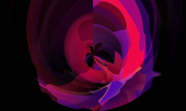 illustration of colorful decorative texture painting. Vibrant paint pattern backdrop